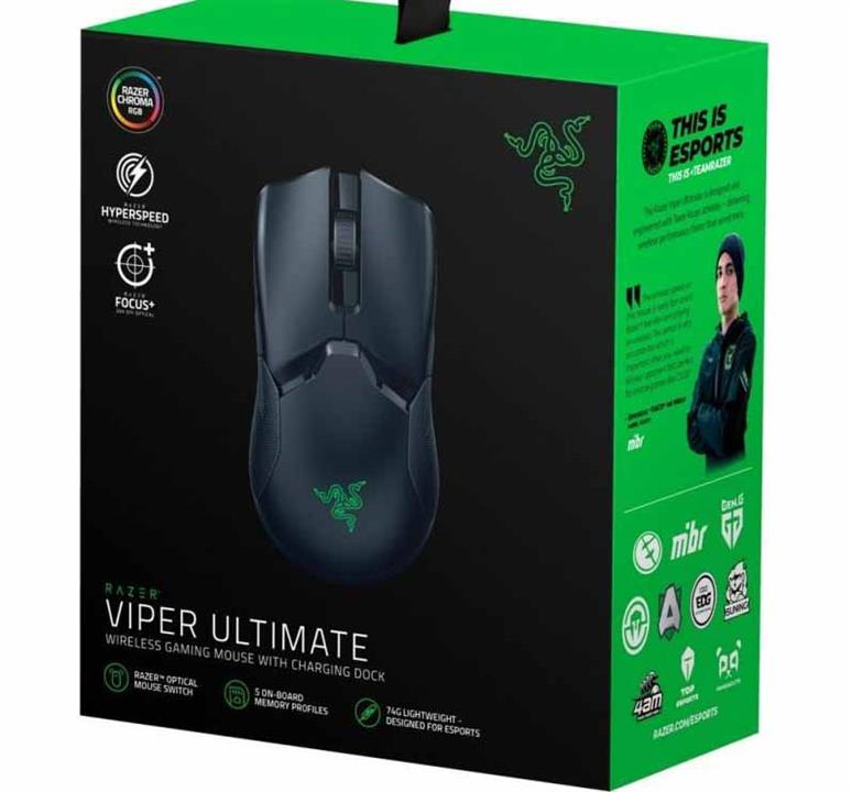 موس Mouse Razer Viper UltimateCharging Dock